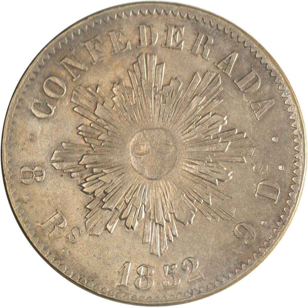 Argentina. Cordoba. AU-50 1852 8 Reales