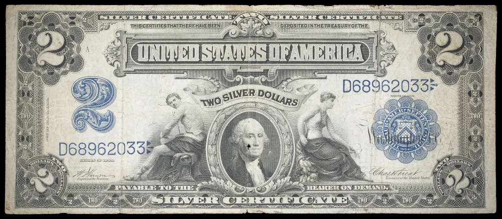 VF 1899 $2 Silver Certificate