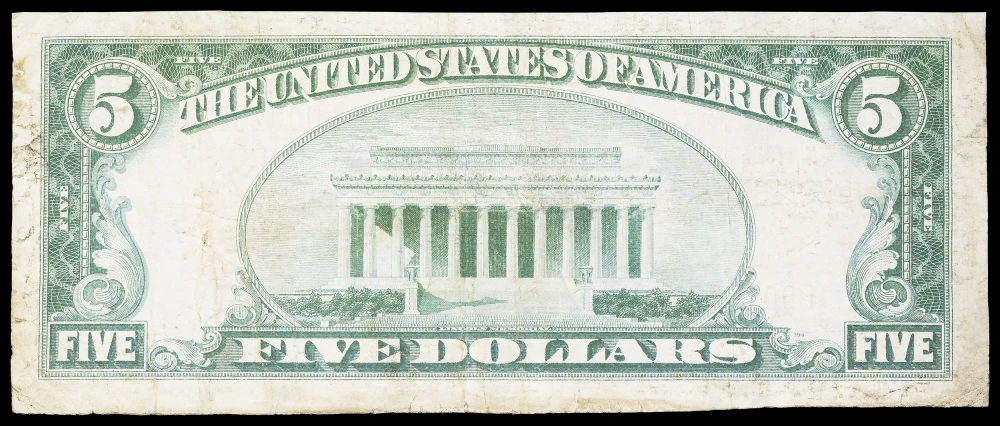 VF-EF 1929 Somersworth NH $5 National