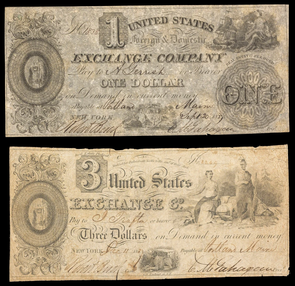 Maine. Portland. U.S. Exchange Co. Duo