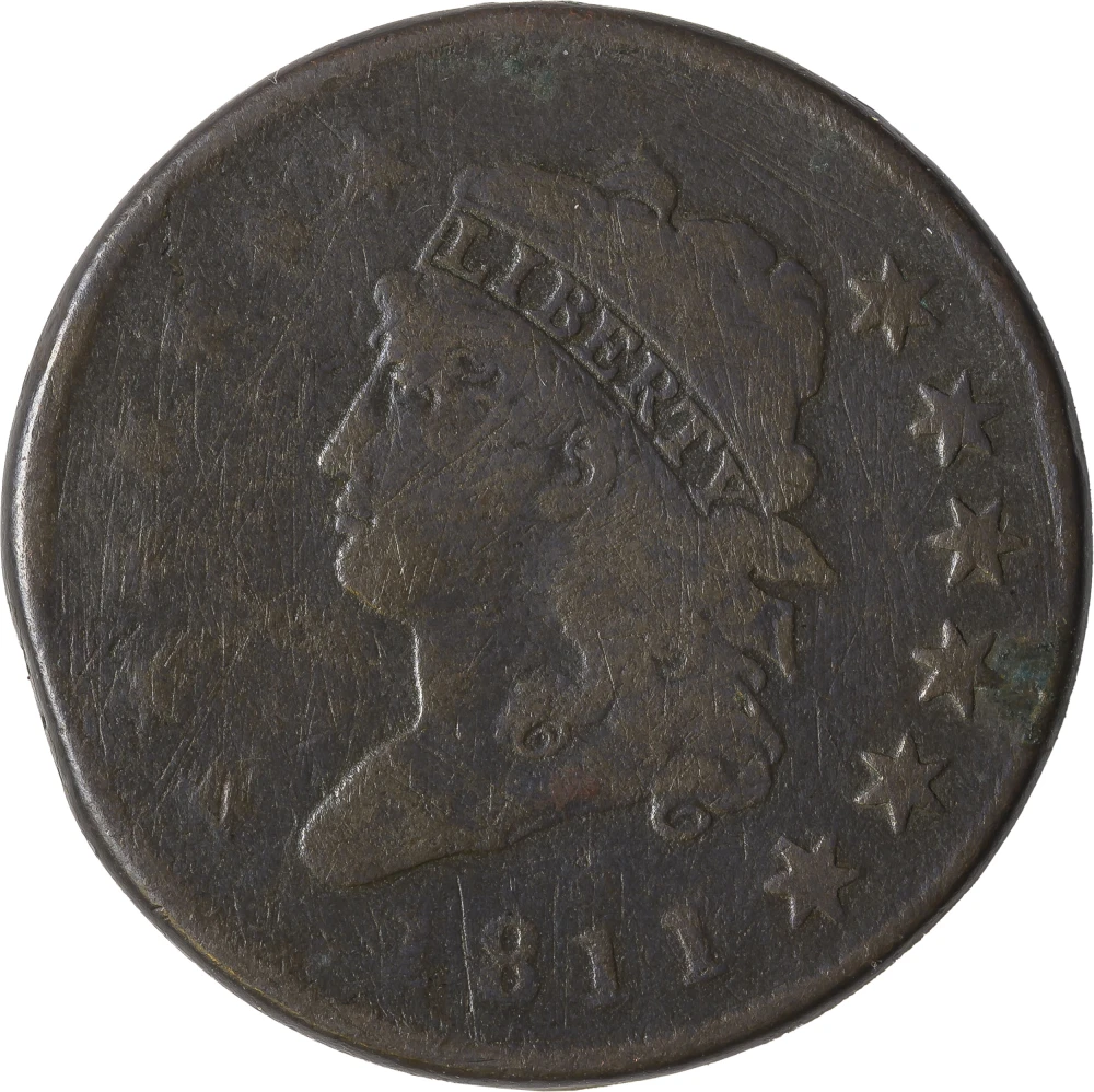 VG+-10 1811 Large Cent