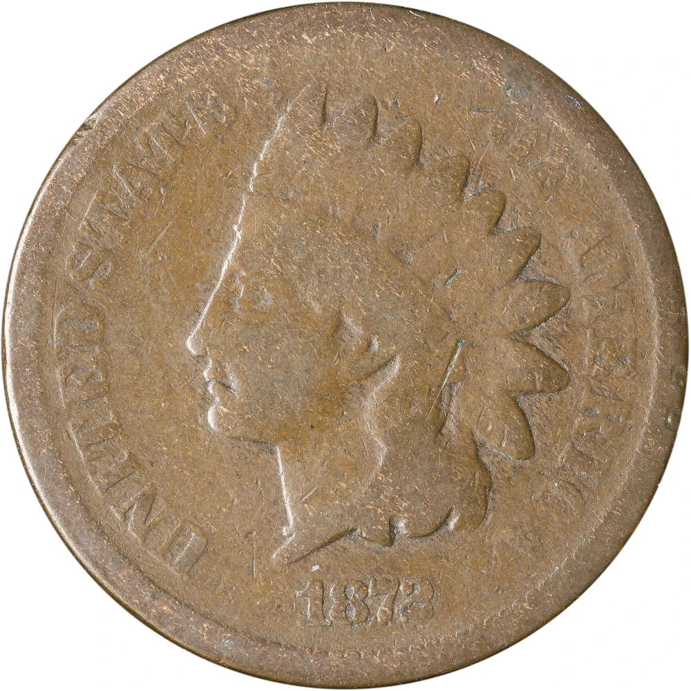 G-4 1872 Indian Cent