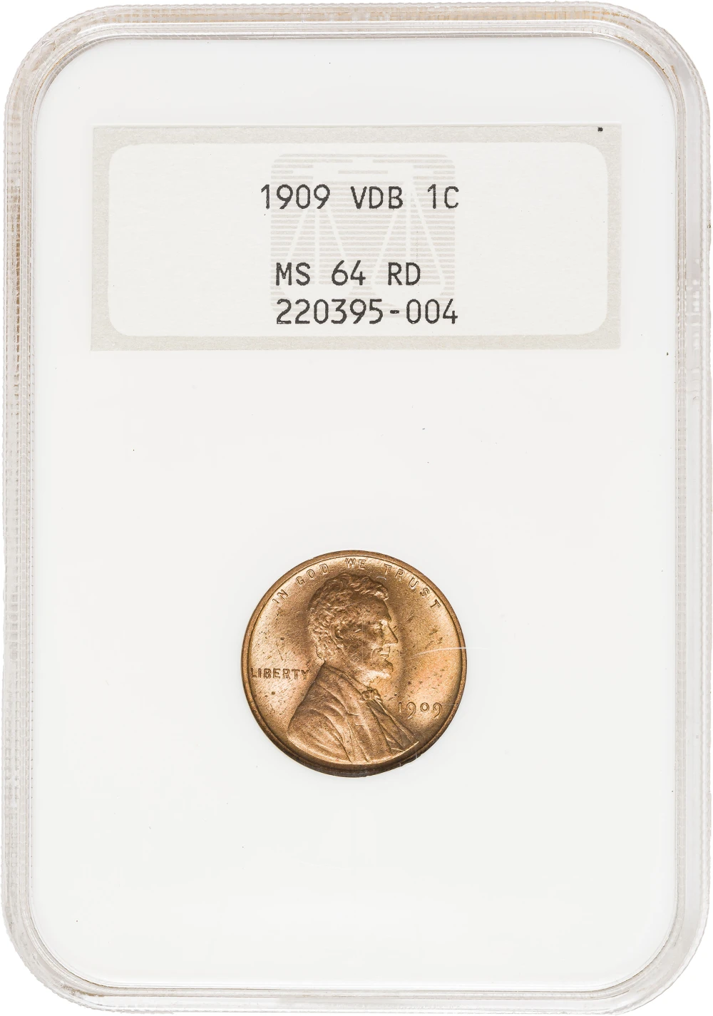A 3rd NGC MS-64 Red 1909-VDB Lincoln Cent