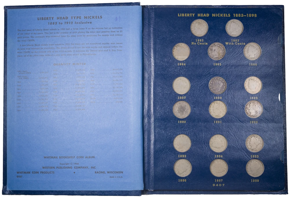 Complete Liberty Nickel Set