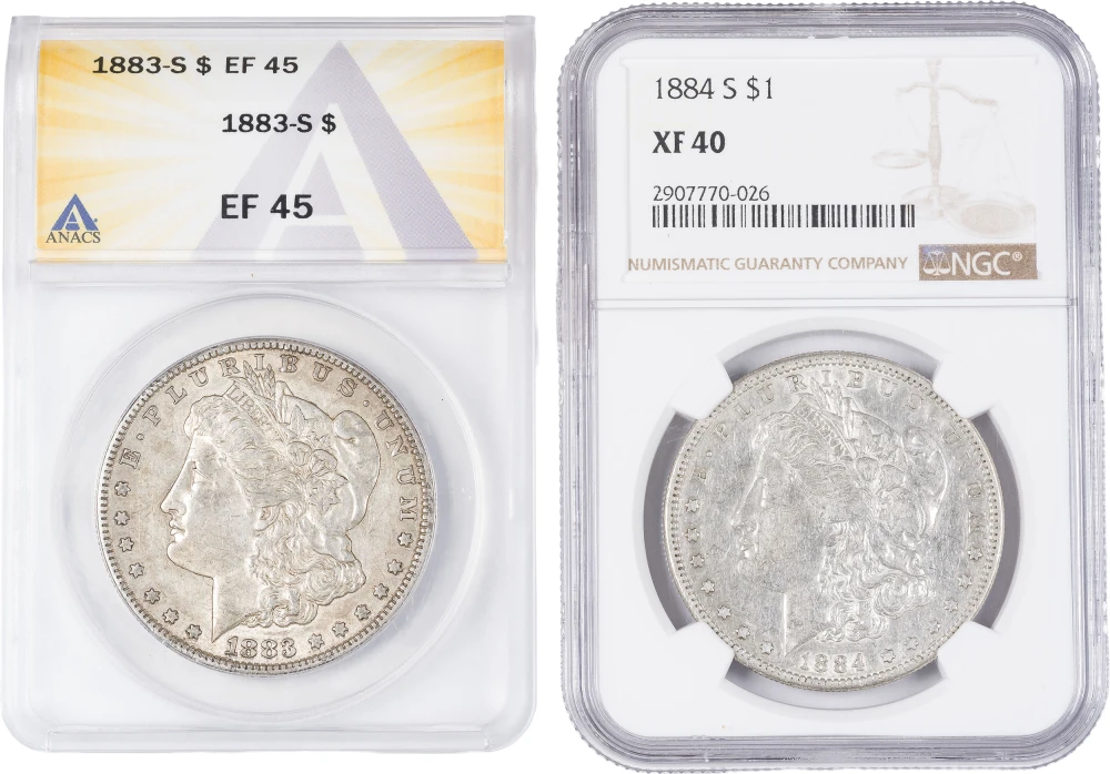 Better "S" Mint Morgan Pair