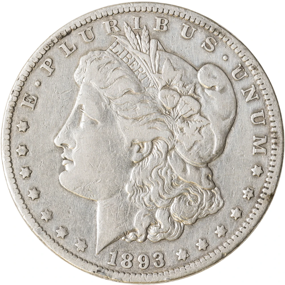 VF/EF-35 1893-CC Morgan Dollar