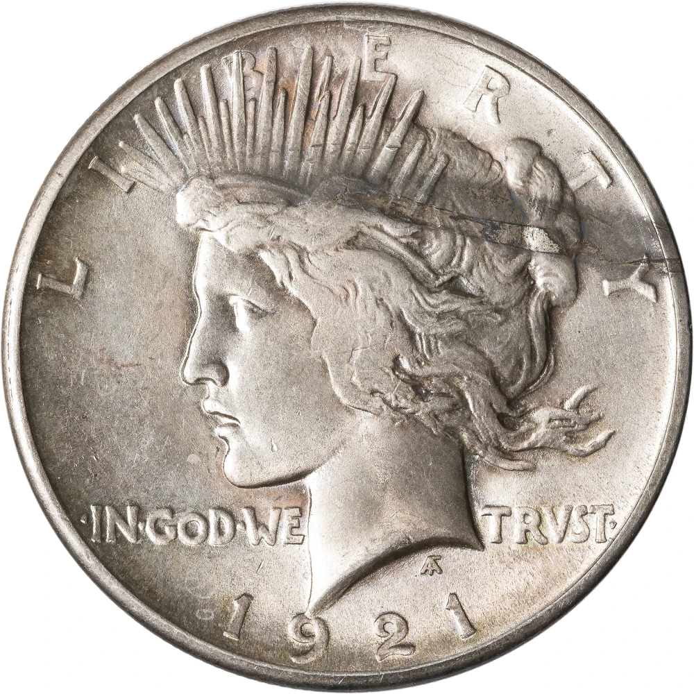 Gem Details 1921 Peace Dollar