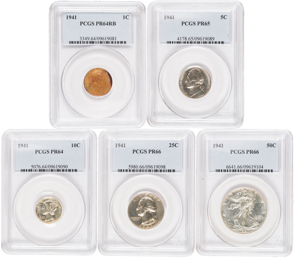 PCGS Certified 1941 Proof Set