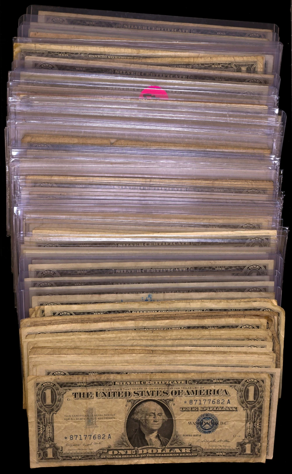 106 Pcs Mixed 1935 & 1957 $1 Star Notes