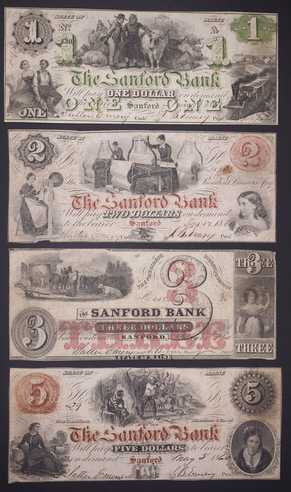 Maine. Sanford. Sanford Bank 4 Different