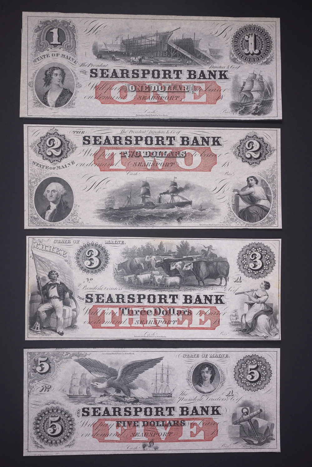 Maine. Searsport. Searsport Bank 4 Different