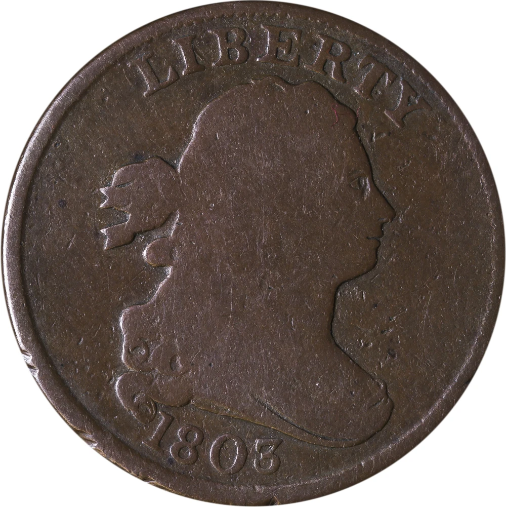 G-VG-6 1803 Half Cent