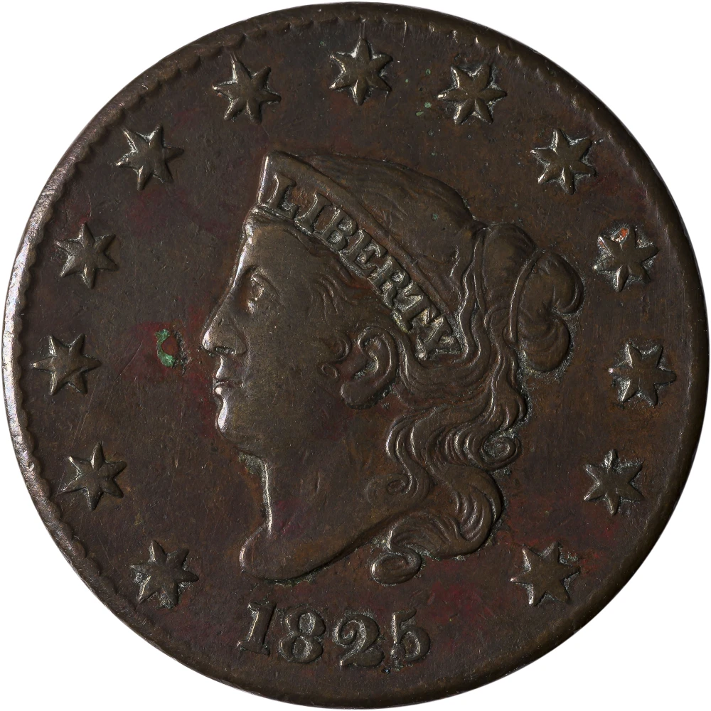 VF-35 1825 Large Cent