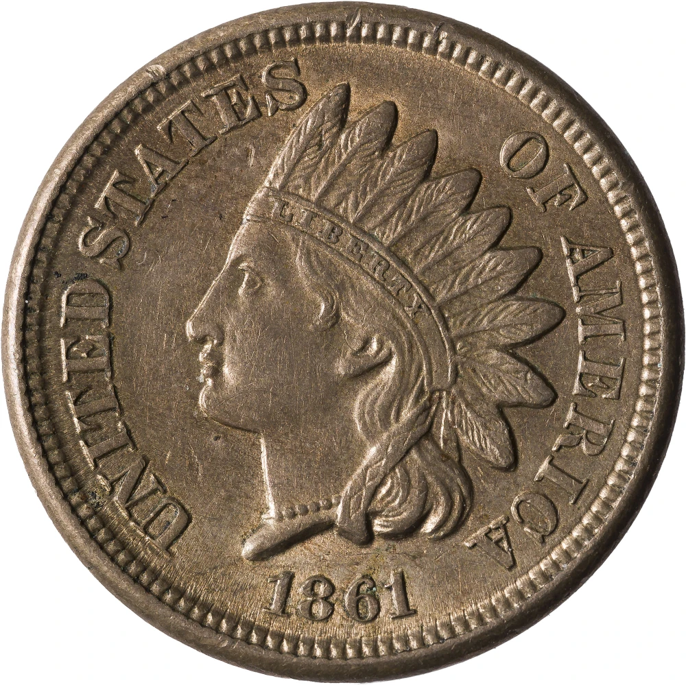 BU-60 1861 Indian Cent
