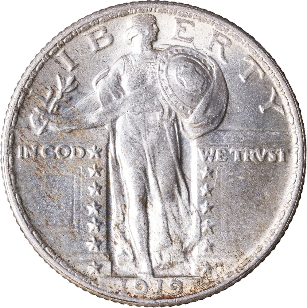 Choice BU-64 1919 Standing Liberty Quarter