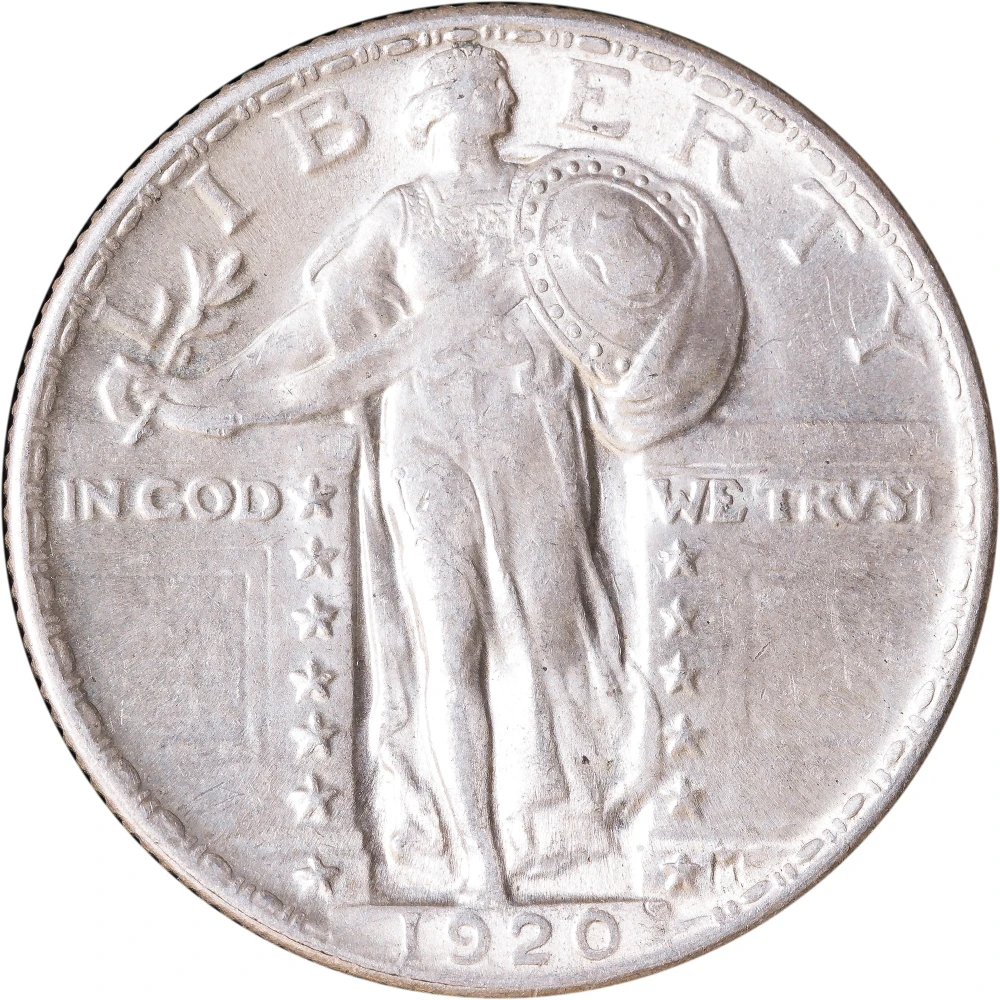 BU-62 1920 Standing Liberty Quarter