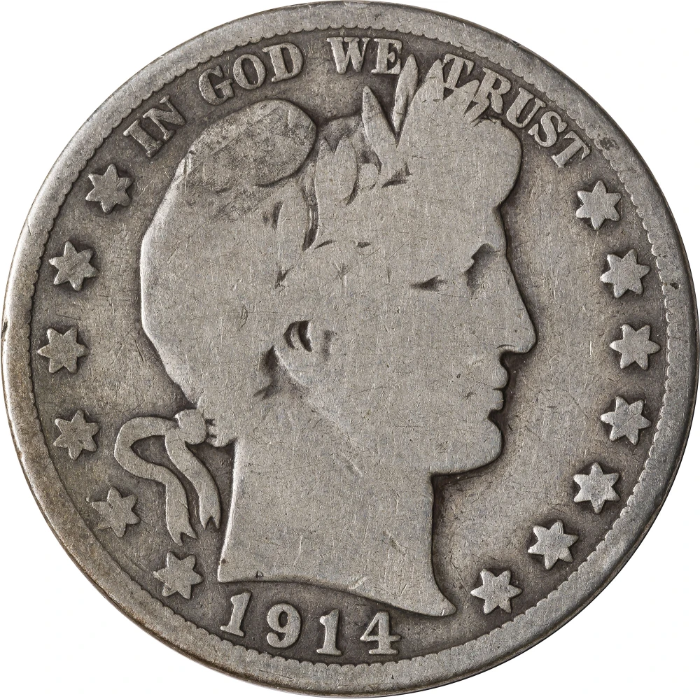 G-4 1914 Barber Half