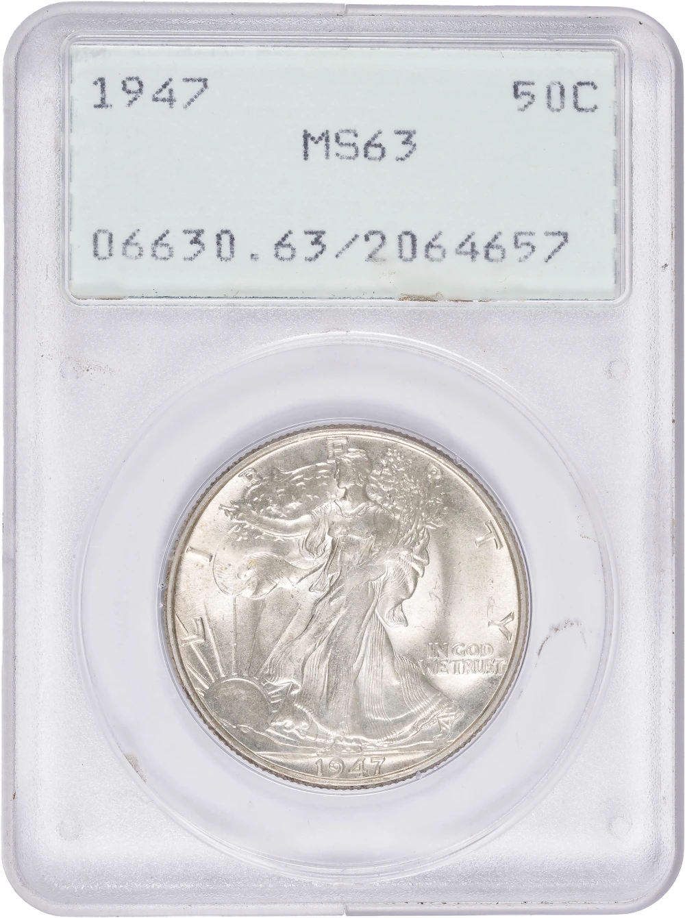 PCGS MS-63 1947 Walking Liberty Half