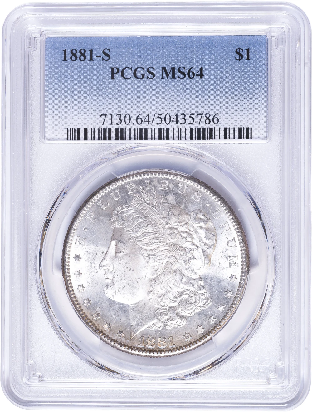 PCGS MS-64 1881-S Morgan Dollar