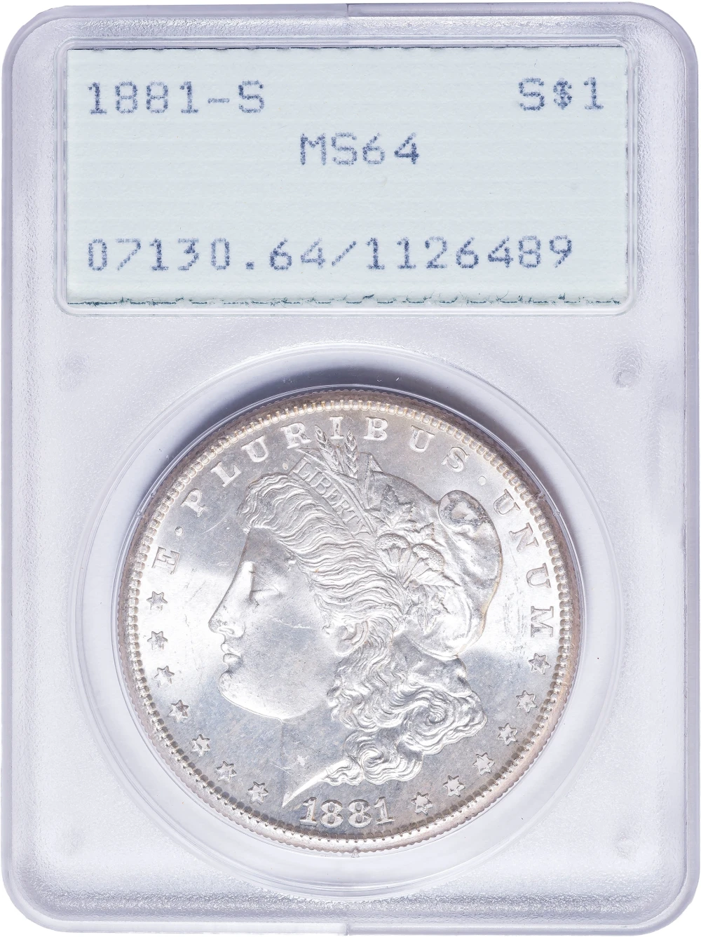 PCGS MS-64 1881-S Morgan Dollar
