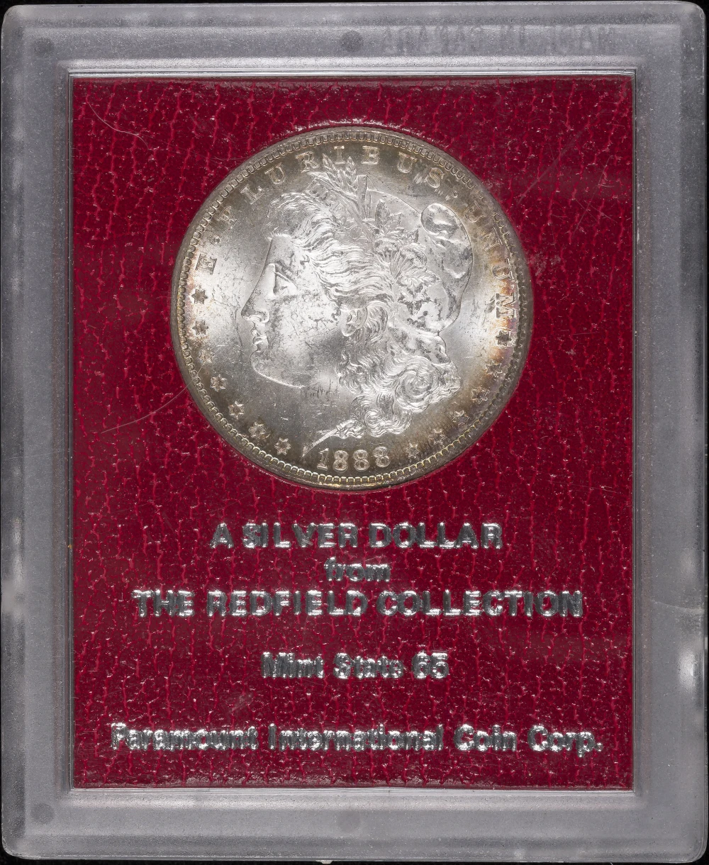 Choice BU-63 1888-S Redfield Morgan Dollar