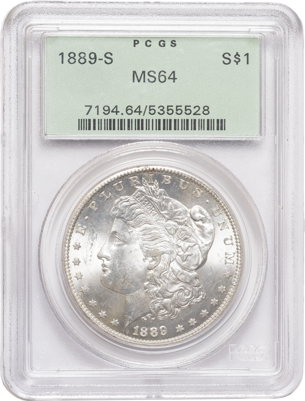 PCGS MS-64 1889-S Morgan Dollar