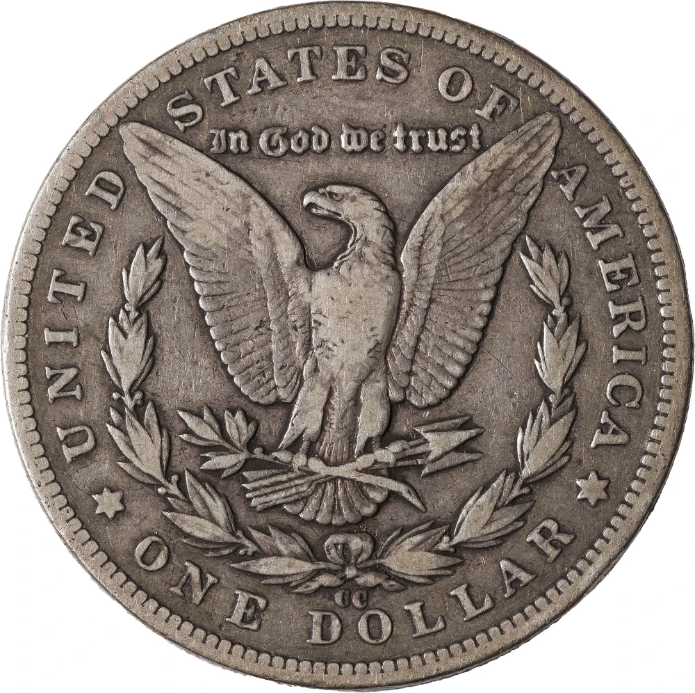 F-12 1893-CC Morgan Dollar