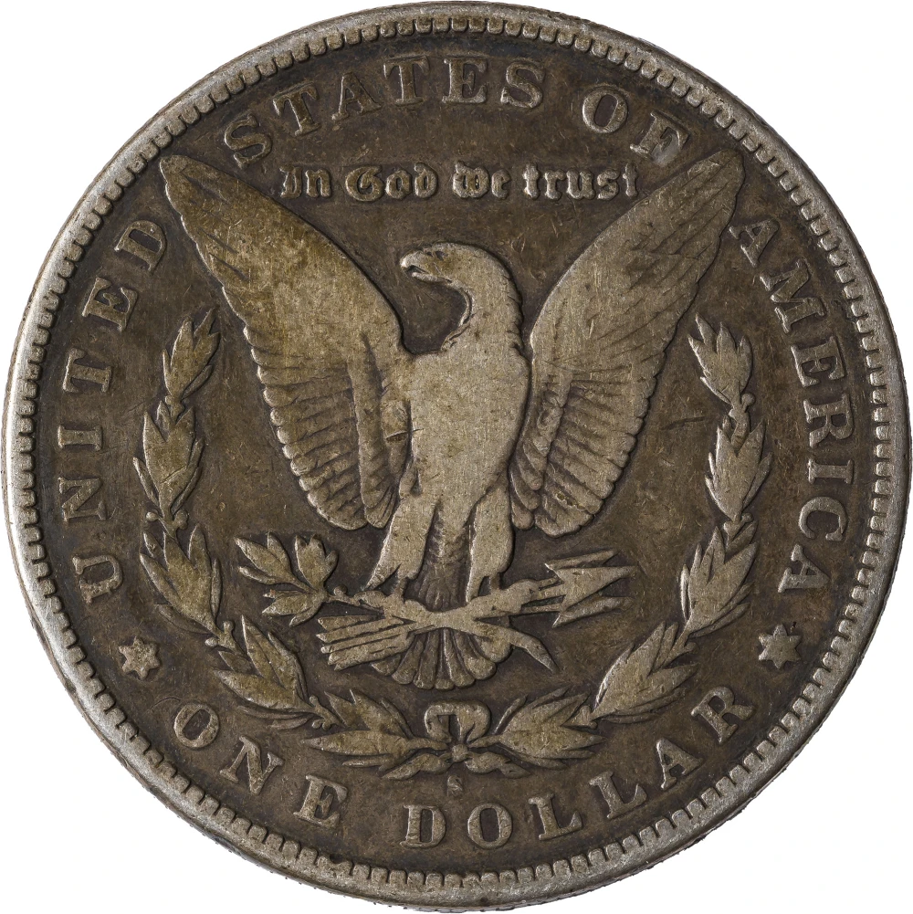 F-12 1895-S Morgan Dollar