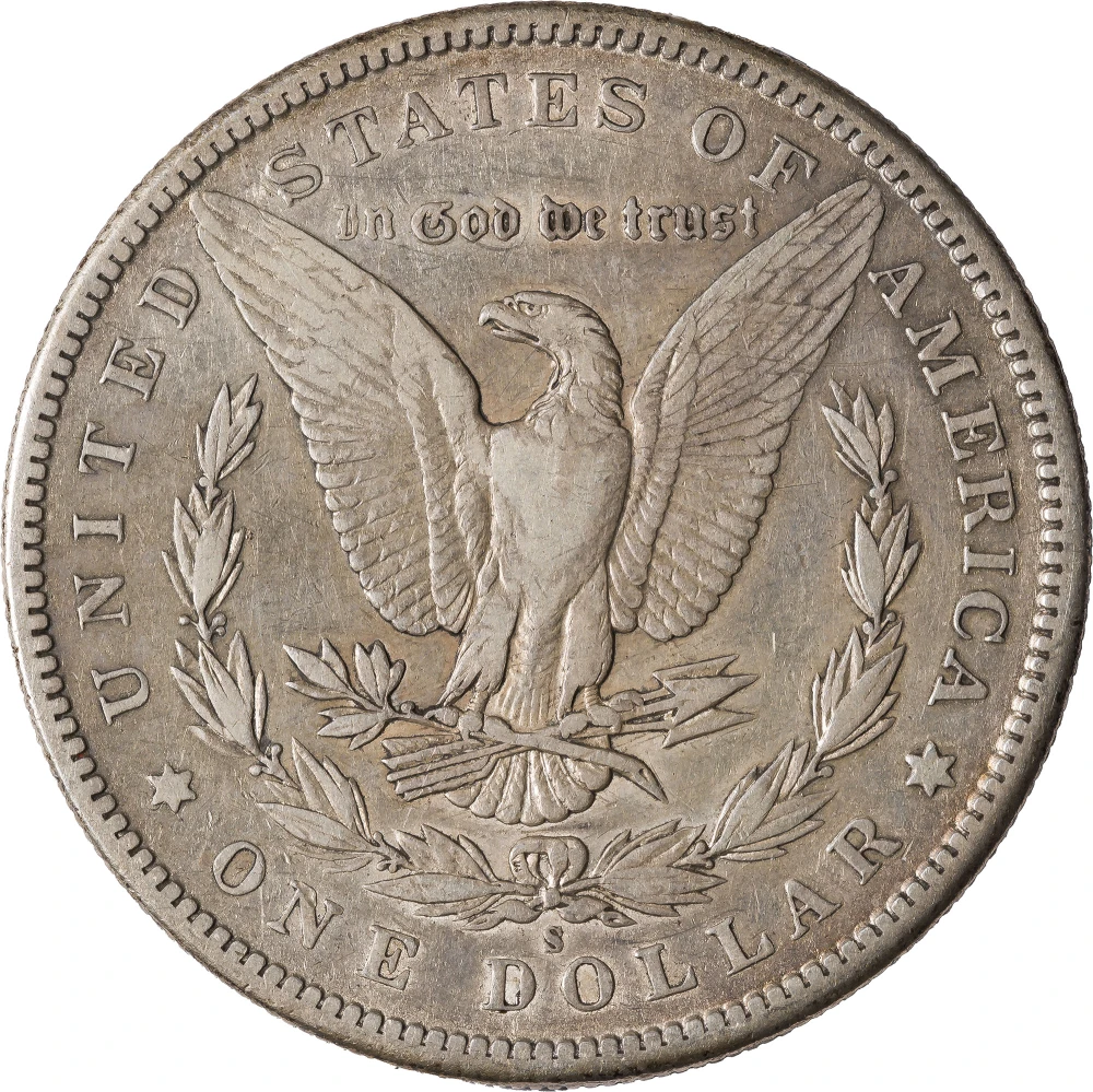 VF-35 1896-S Morgan Dollar