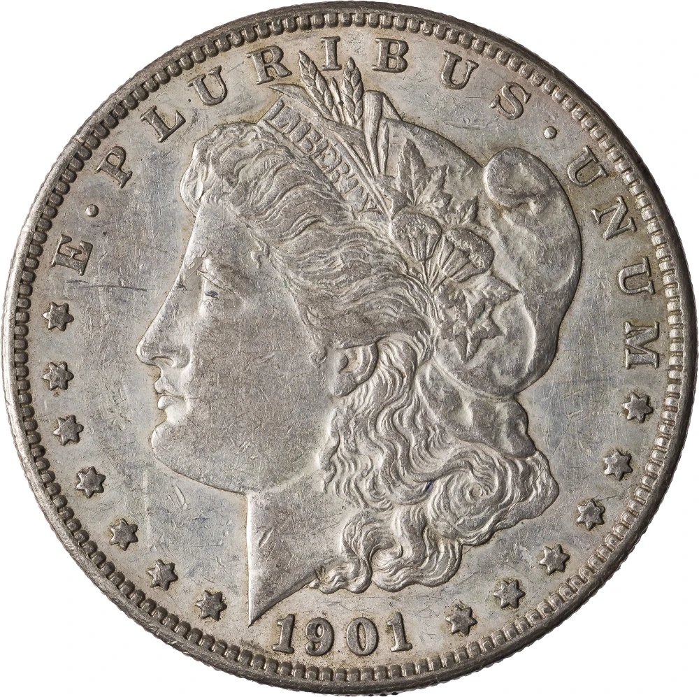 EF-45 1901-S Morgan Dollar