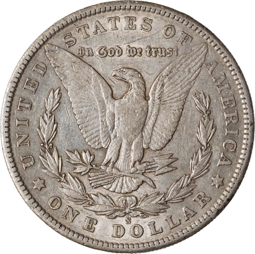 EF-45 1902-S Morgan Dollar