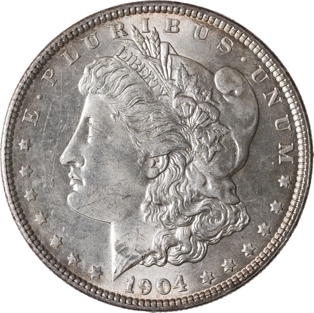 BU-62 1904 Morgan Dollar