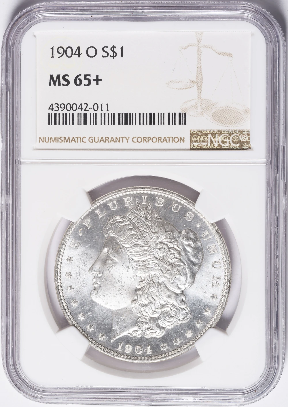 NGC 1904-O MS-65+ Morgan Dollar