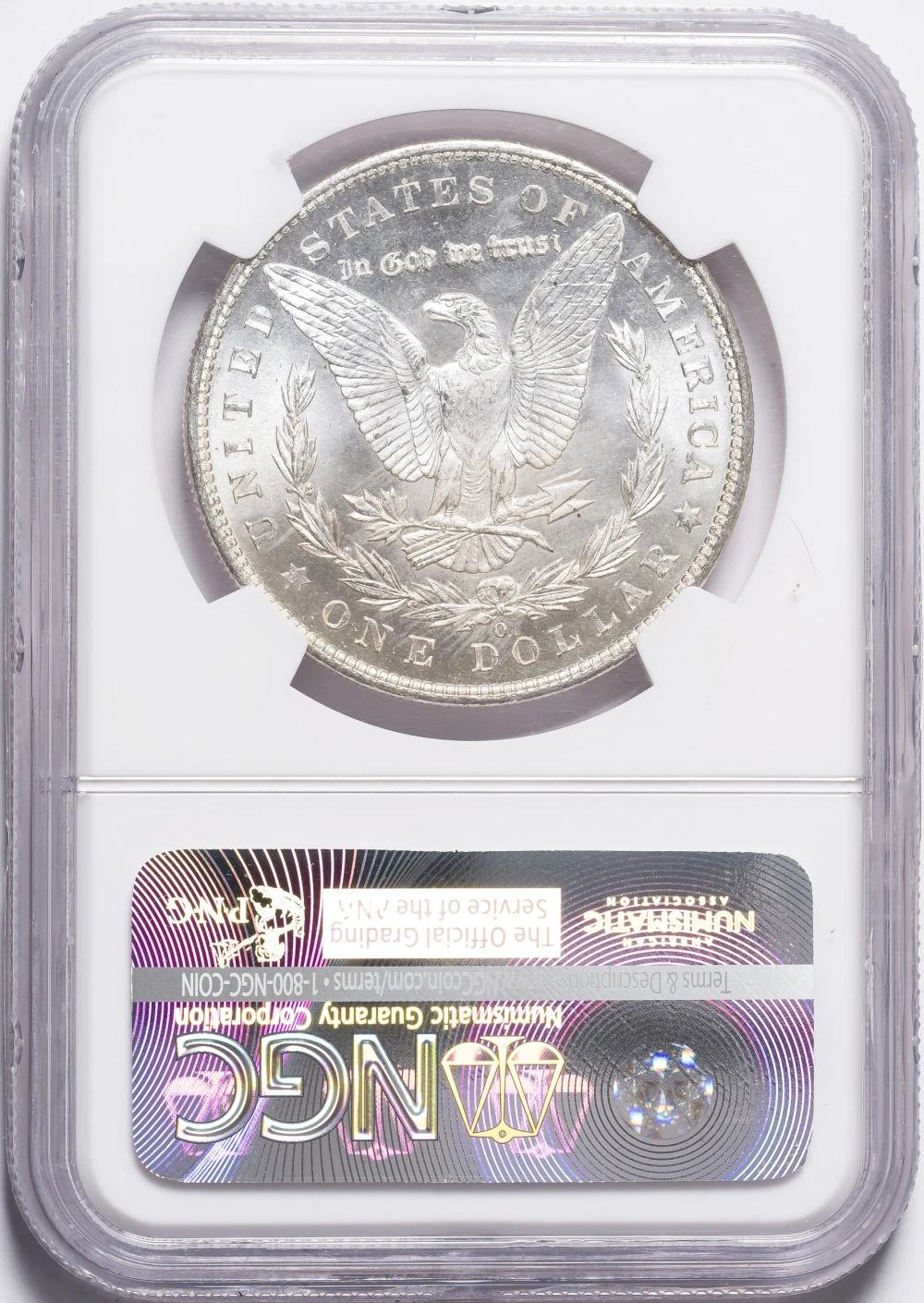 NGC 1904-O MS-65+ Morgan Dollar