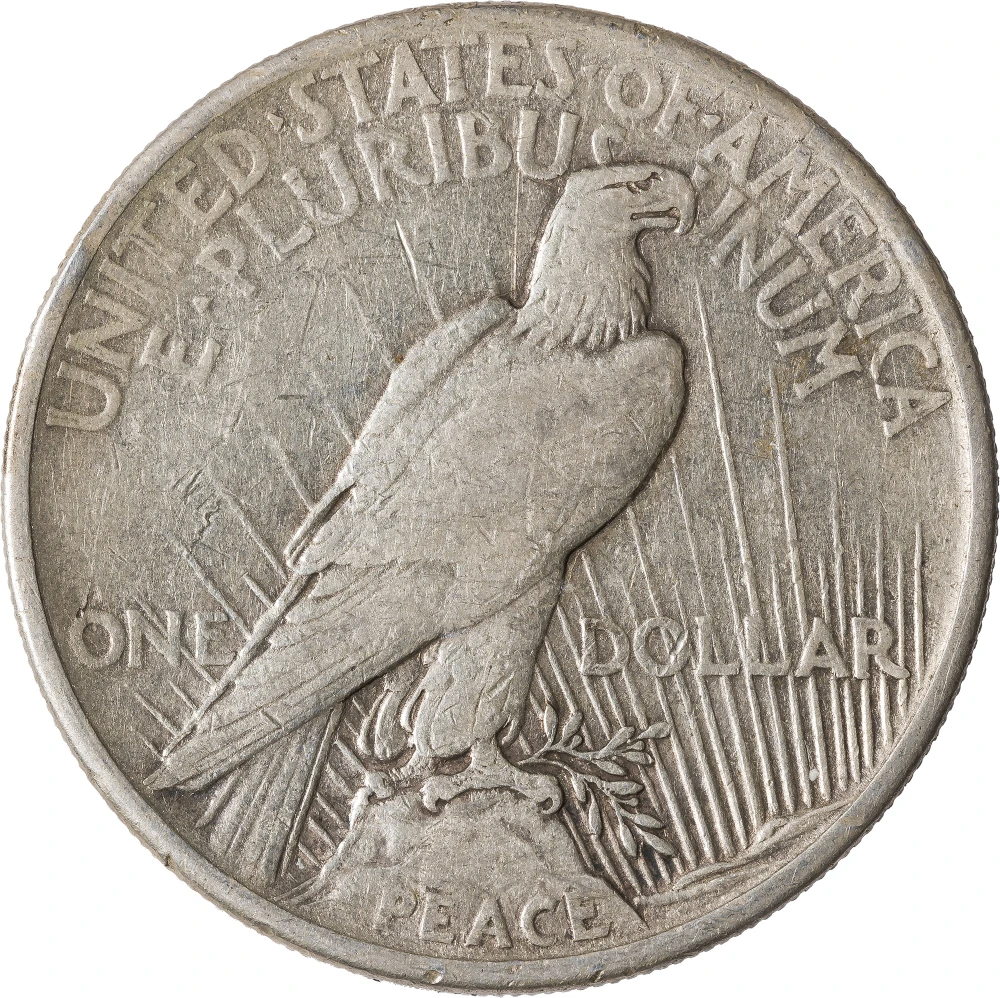 VF-20 1921 Peace Dollar