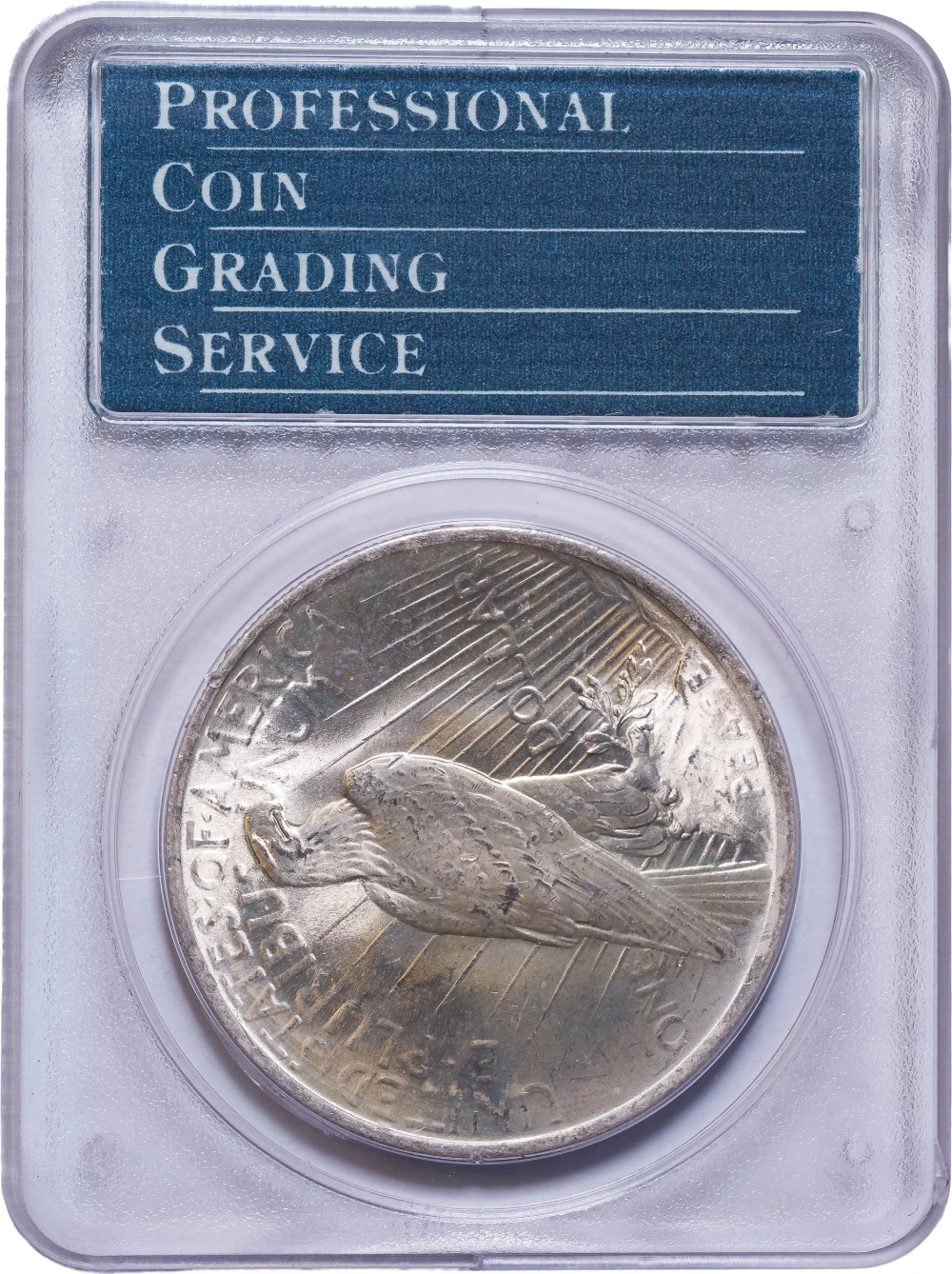 PCGS MS-64 CAC "Rattler" 1922 Peace Dollar 