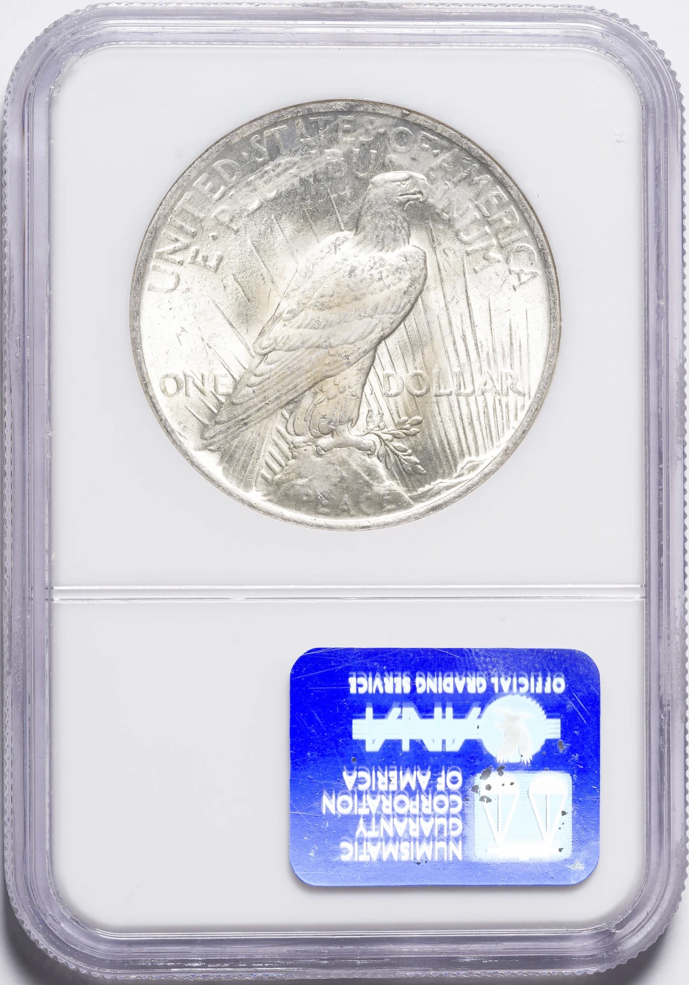 NGC MS-65 1923 Binion Collection Peace Dollar