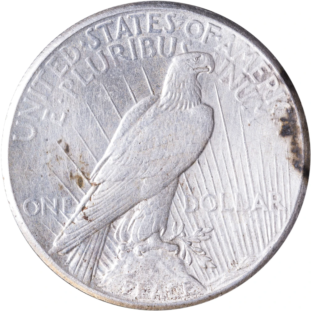 AU-58 Details 1928 Peace Dollar