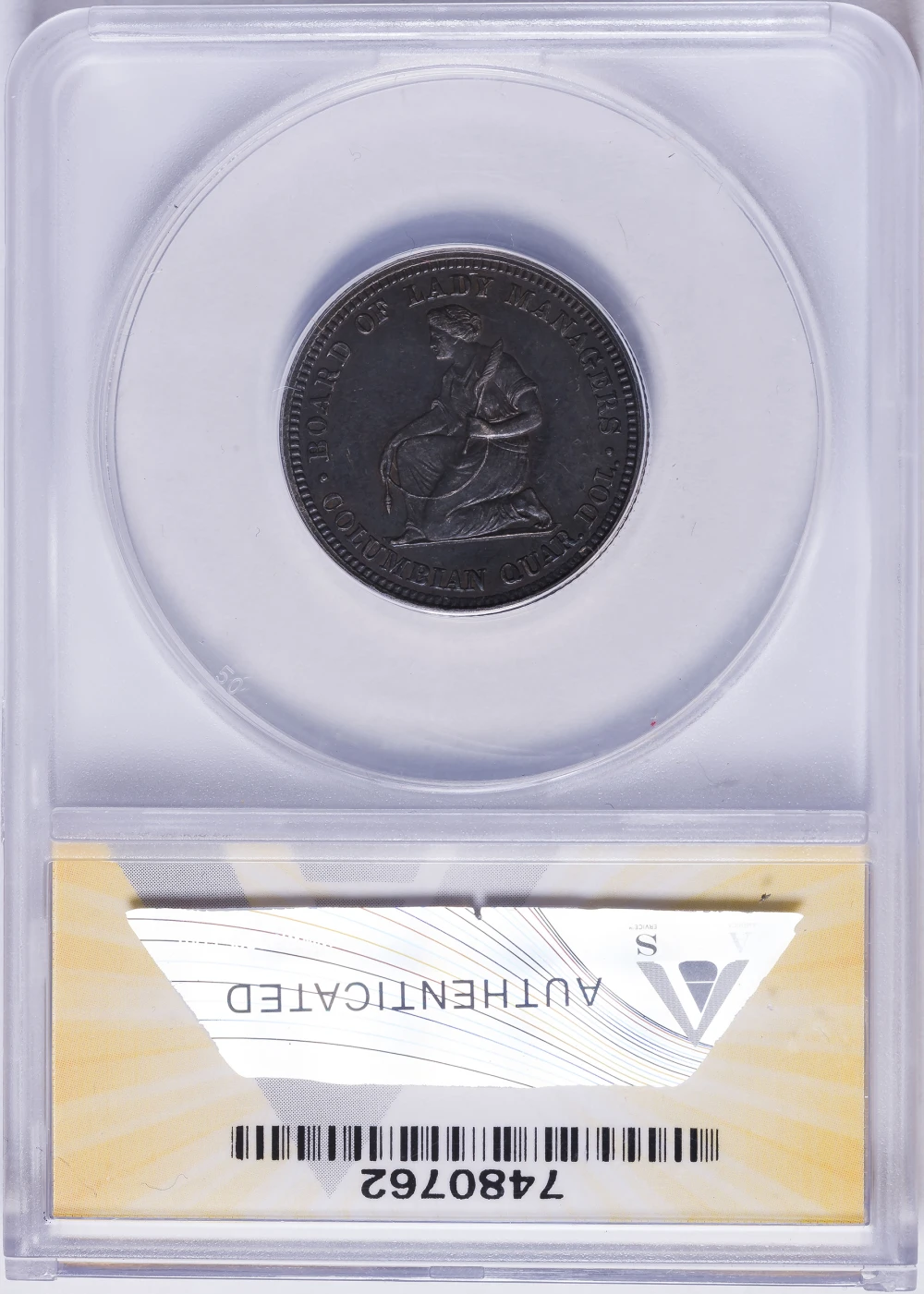 ANACS AU-50 1893 Isabella Quarter