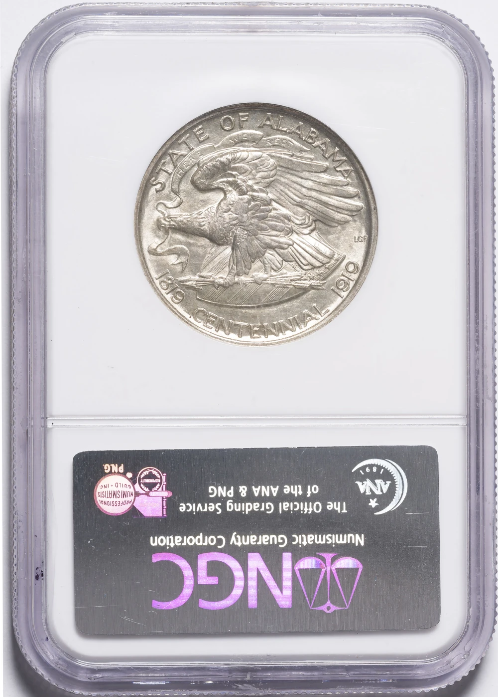 NGC MS-64 1921 Alabama 2x2 Commemorative