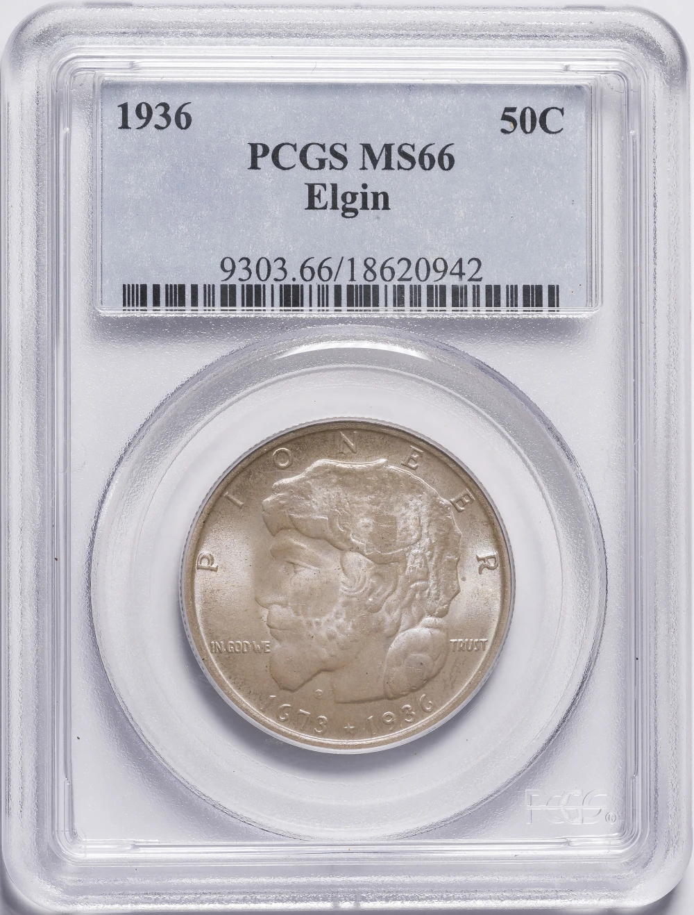 PCGS MS-66 1936 Elgin Commemorative