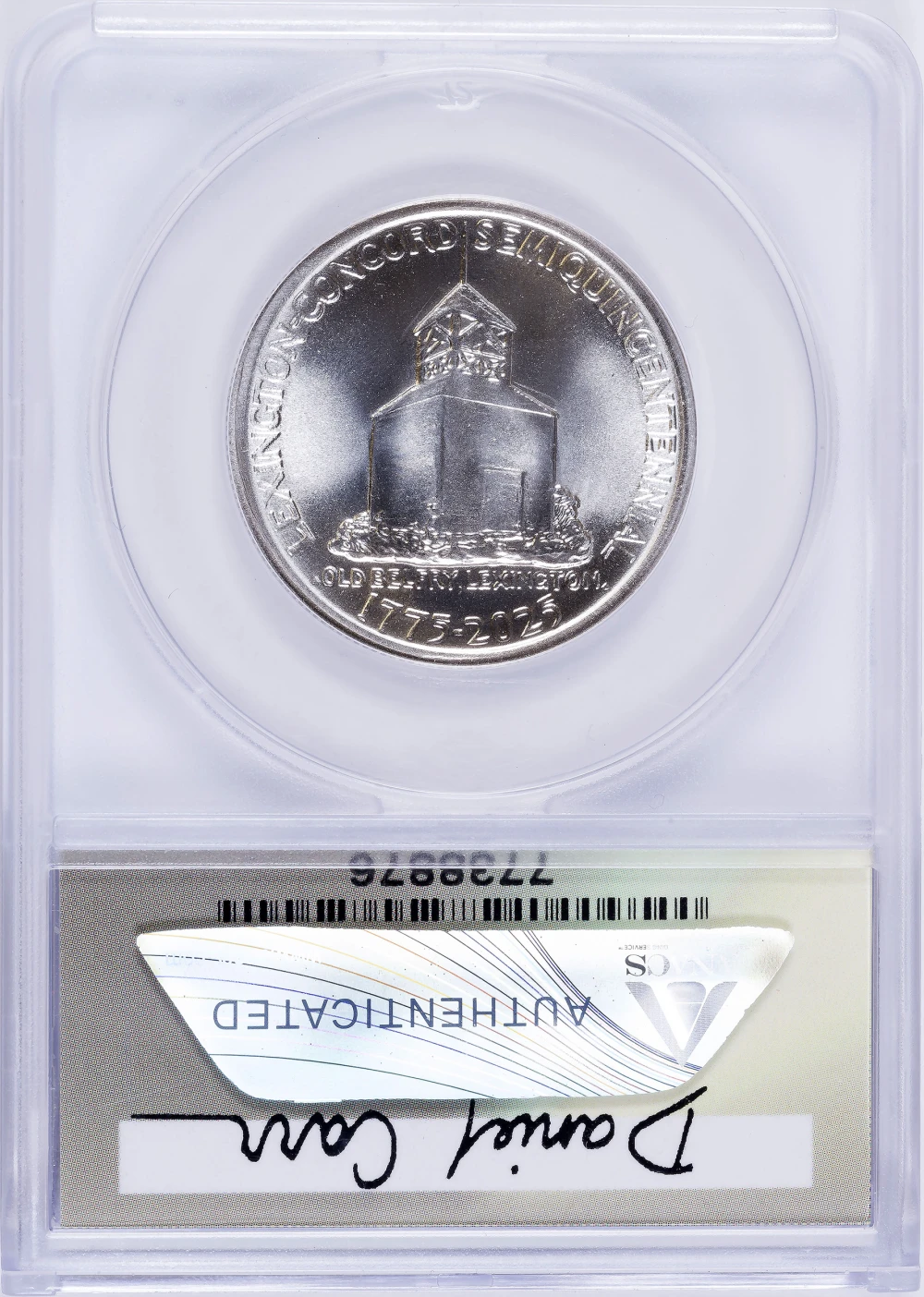ANACS MS-70 2025 Lexington Half Overstrike