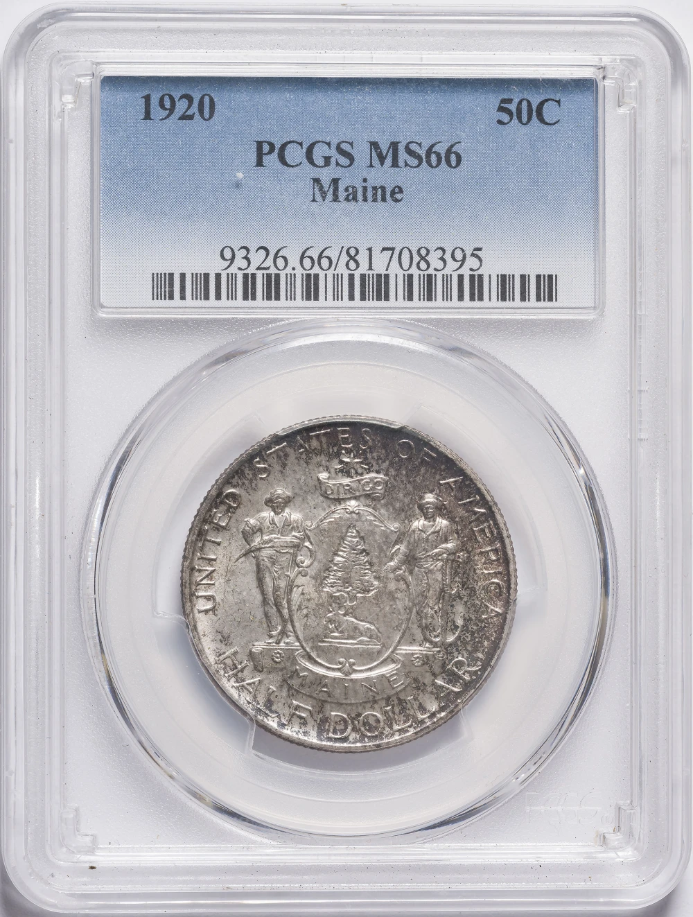 PCGS MS-66 1920 Maine Commemorative