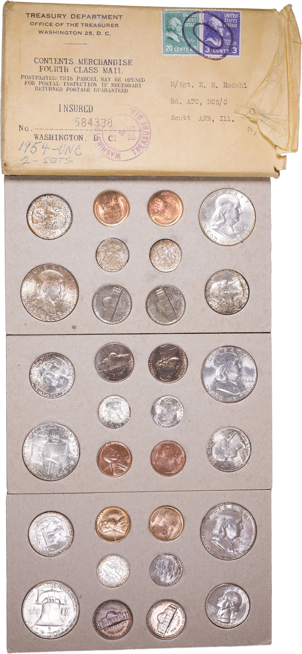 Gem Original 1954 Mint Set