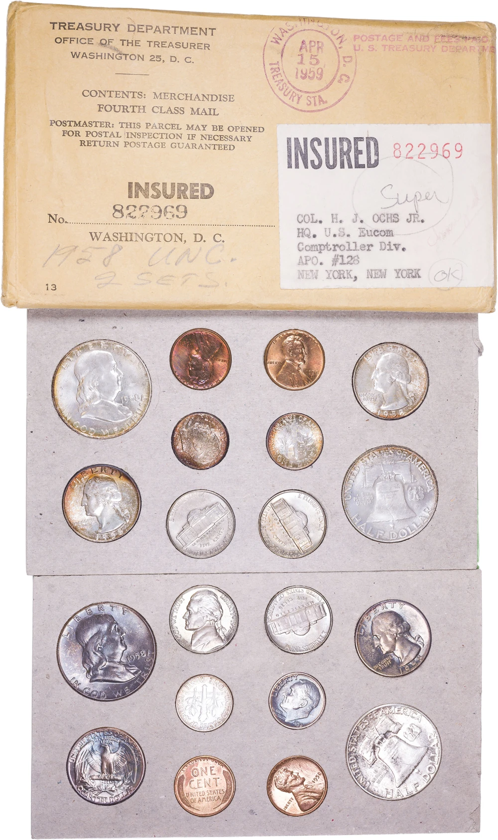 Gem Original 1958 Mint Set