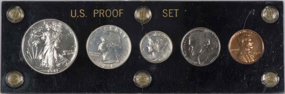 Choice To Gem 1941 Proof Set