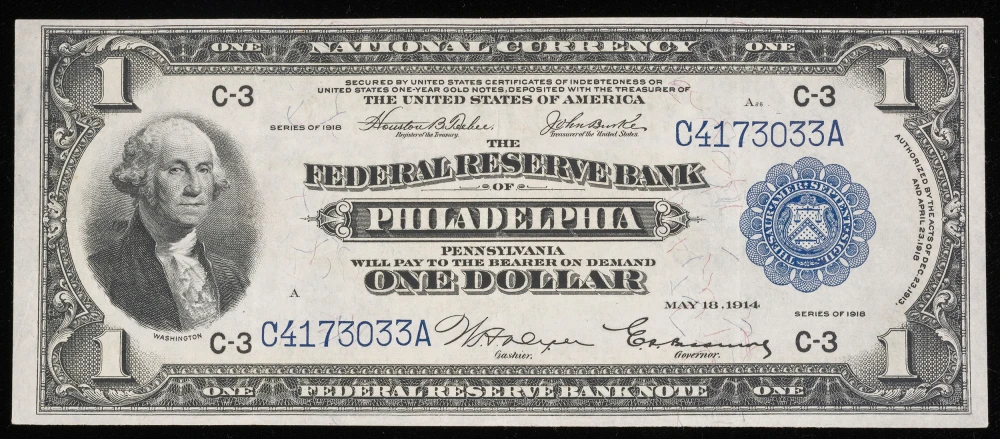 EF/AU 1918 $1