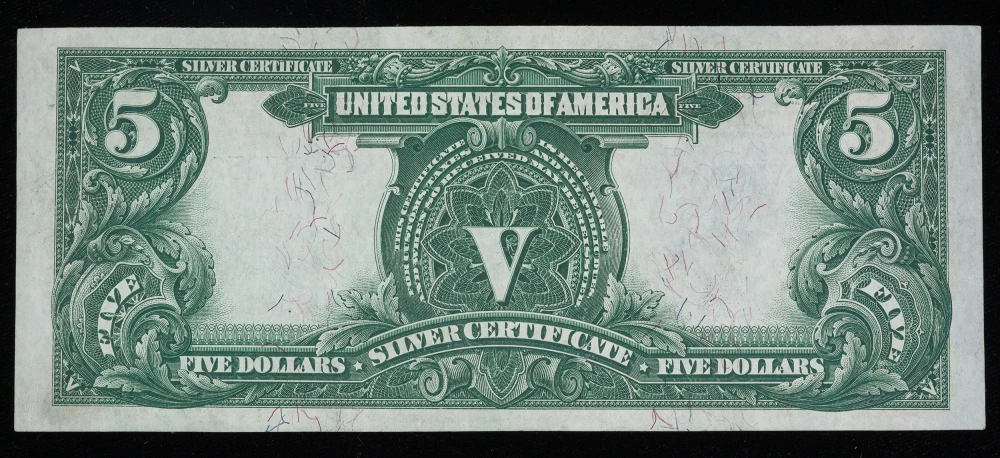 Crisp UNC 1899 $5 Chief Silver Certificate