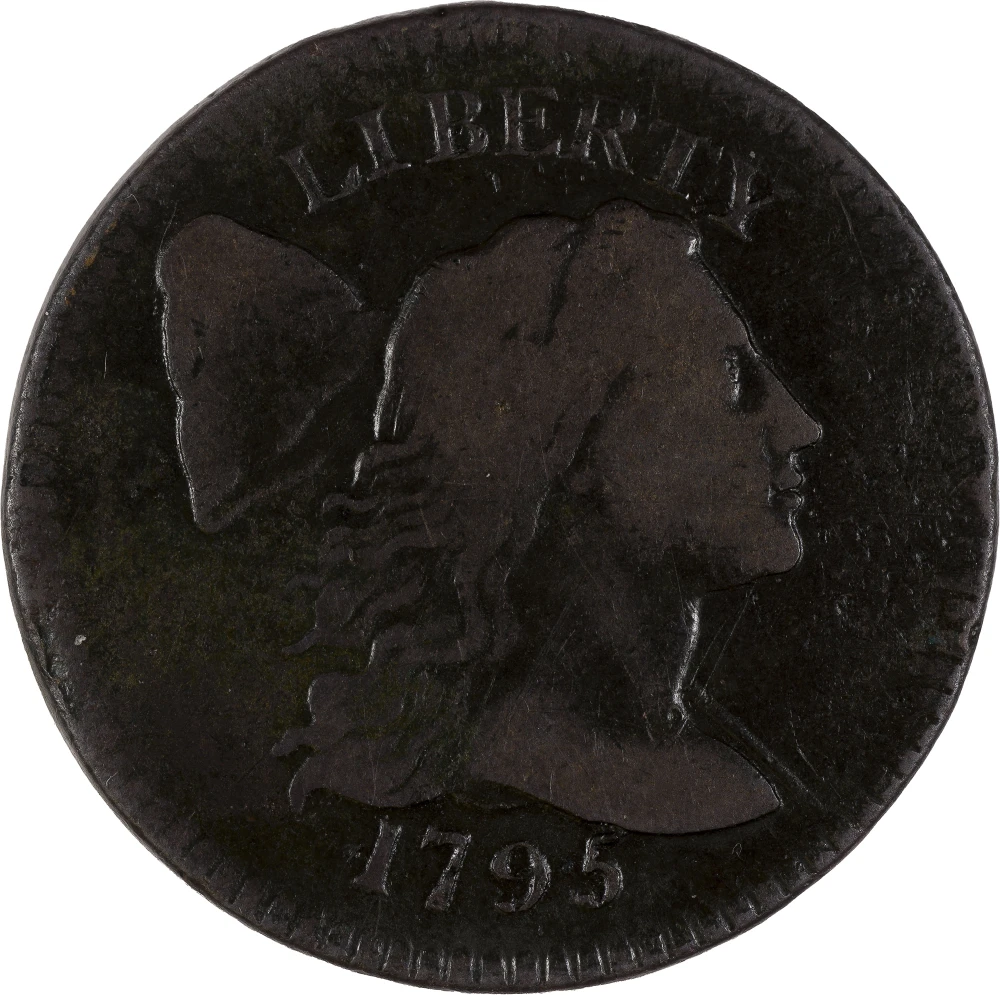 VF Details 1795 Large Cent