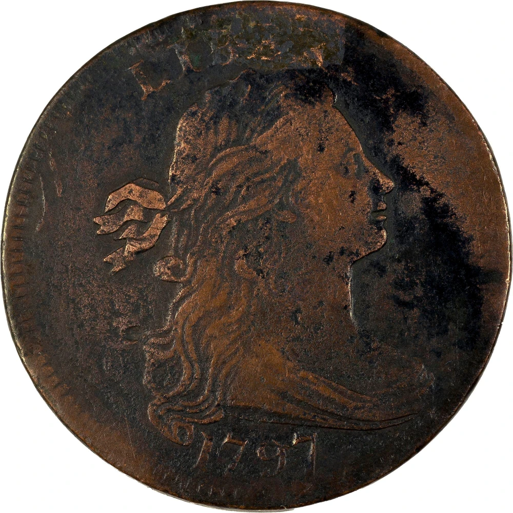 VF Details 1797 Large Cent